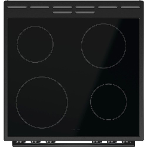 ΚΟΥΖΙΝΑ ΗΛΕΚΤΡΙΚΗ ΕΛΕΥΘΕΡΗ GORENJE GEC6C40BG (ΚΕΡΑΜΙΚΗ / 71LT / A / BLACK / ΟΘΟΝΗ / ΥΔΡΟΛΥΣΗ / ΤΗΛΕΣΚΟΠΙΚΟΣ / 4ΕΤΗ ΕΓΓΥΗΣΗ)